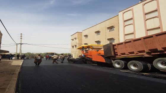 بالصور: تعبيد الطرق و التأهيل الحضري لجرسيف