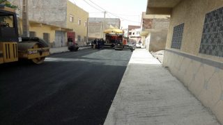 استئناف أشغال التهيئة الحضرية بأولاد حموسة