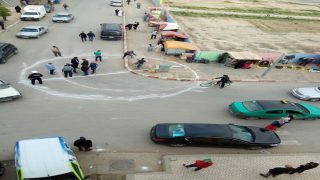 مدارة (رومبوان) جديدة في تقاطع شارعي ملوية و مومن عبد العلي + الصور