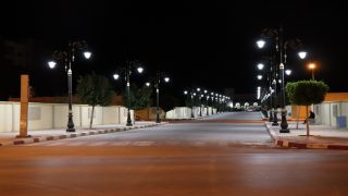 بالصور: شارع محطة القطار بجرسيف ليلا