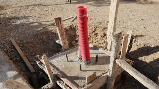 تجديد إنارة شارع مولاي رشيد