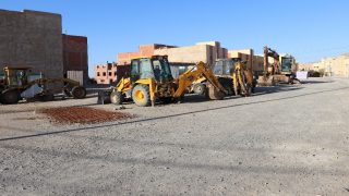 تهيئة ساحة حرشة فارس بحي أولاد حموسة (الشطر الأول)