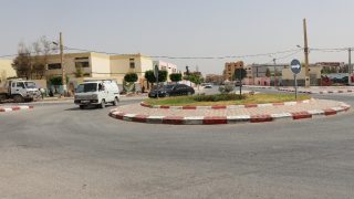 توسعة طريق مدارة شارع الحسن الثاني