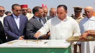 وضع الحجر الأساس لبناء مجزرة عصرية