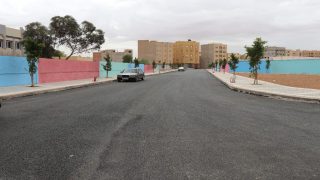 بالصور: طريق ابن رشد يكتسي حلة جديدة