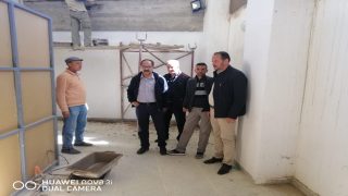 زيارة ميدانية لتفقد أشغال المركب التجاري للباعة الجائلين بجرسيف