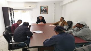 إجتماع بجماعة جرسيف لتنظيم عمل المستودع البلدي و المصالح التابعة له