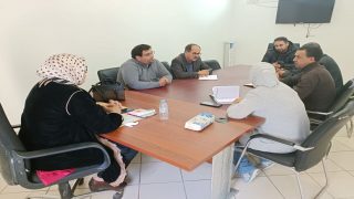 اجتماع لجنة تحسين أداء الجماعة مع قابض الخزينة