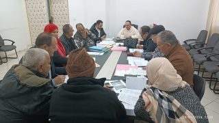 اجتماع لجنة توزيع الدعم على الجمعيات