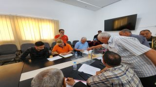 إجراء قرعة الجزارة الخاصة بالسوق البلدي المغطى الجديد