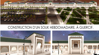 توزيع مؤقت لأماكن التجار تمهيداً لانطلاق أشغال تهيئة السوق الأسبوعي(الصور)