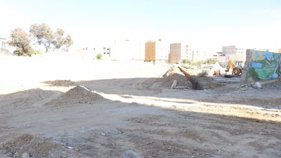 بالصور : أشغال الطريق الجديدة بين تجزئة الفرشة و السدرة في اتجاه شارع محمد الخامس