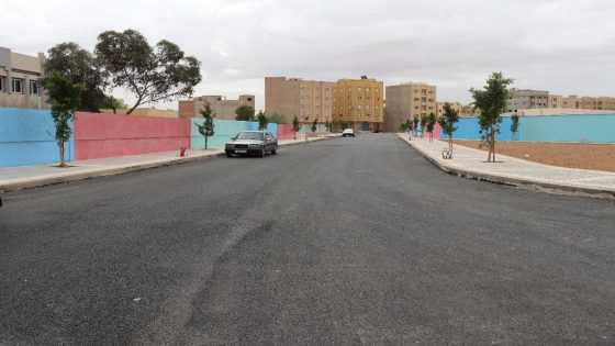 بالصور: طريق ابن رشد يكتسي حلة جديدة