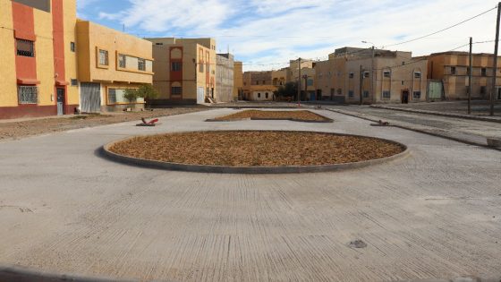 بالصور تقدم أشغال تهيئة ساحة فارس بأولاد حموسة