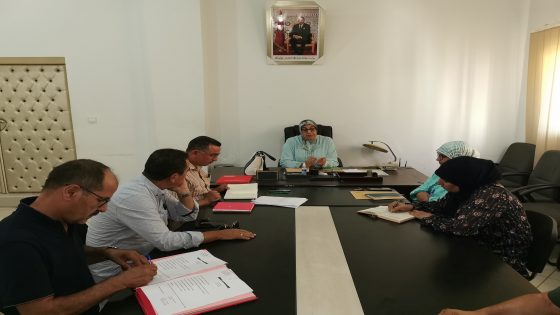 اجتماع لجنة تحسين أداء الجماعة