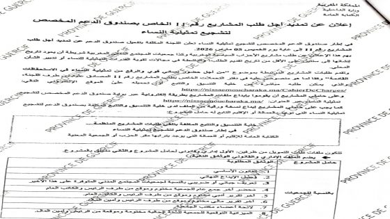 إعلان عن تمديد أجل طلب المشاريع رقم 11 الخاص بصندوق الدعم المخصص لتشجيع تمثيلية النساء