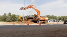 تقدم أشغال تأهيل المدخل الشمالي لجرسيف عبر طريق صاكة